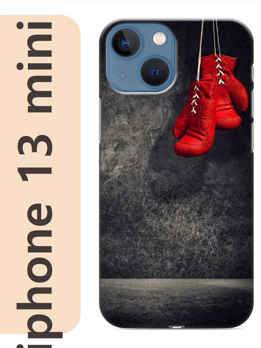 

Чехол на Apple Iphone 13 mini бокс перчатки 623, Прозрачный, Iphm13spor