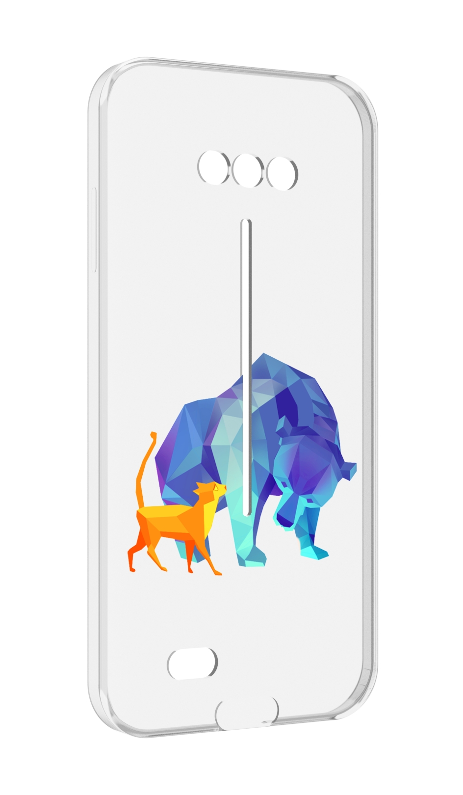 

Чехол MyPads Кот-и-медведь для Doogee S41/S41 Pro противоударный, Tocco
