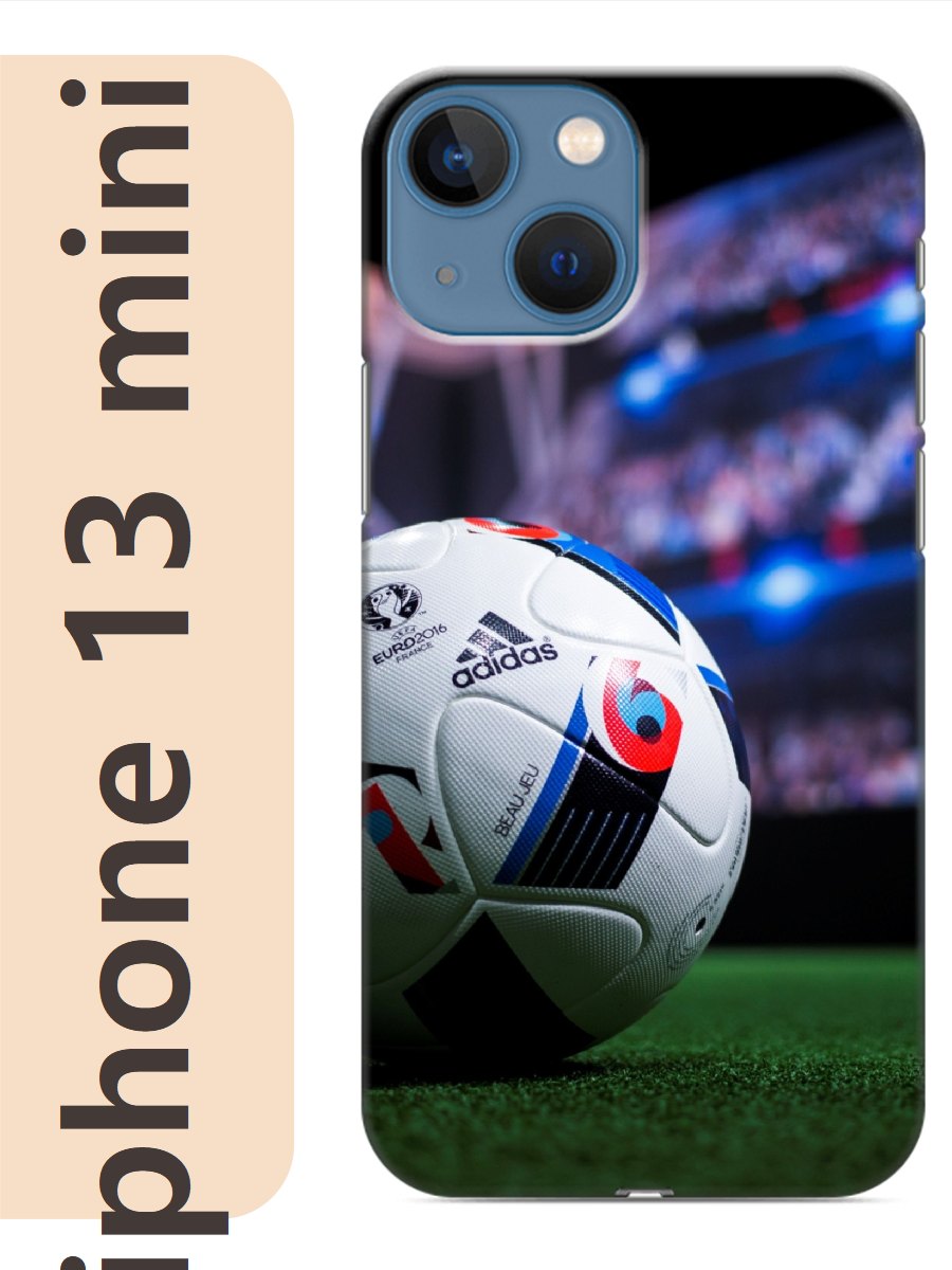 

Чехол на Apple Iphone 13 mini футбол 615, Прозрачный, Iphm13spor