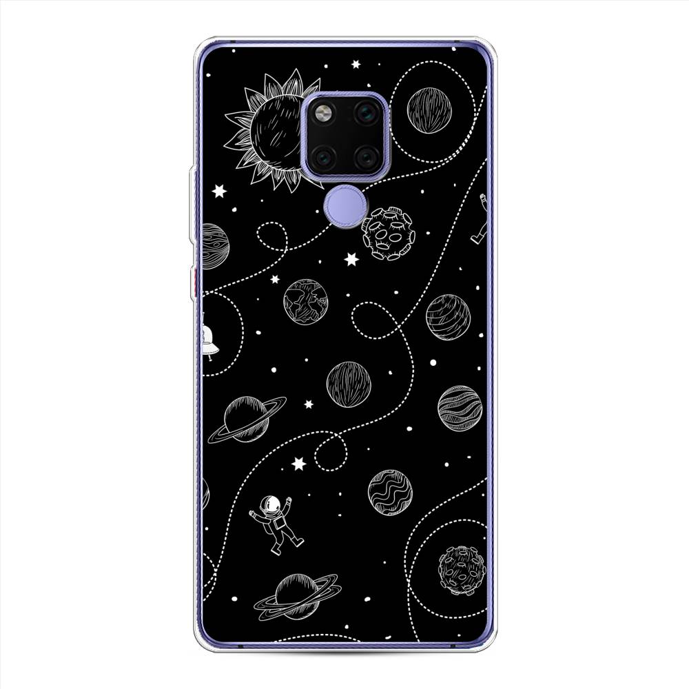 

Чехол Awog на Huawei Mate 20X "В невесомости", Бежевый, 66950-4