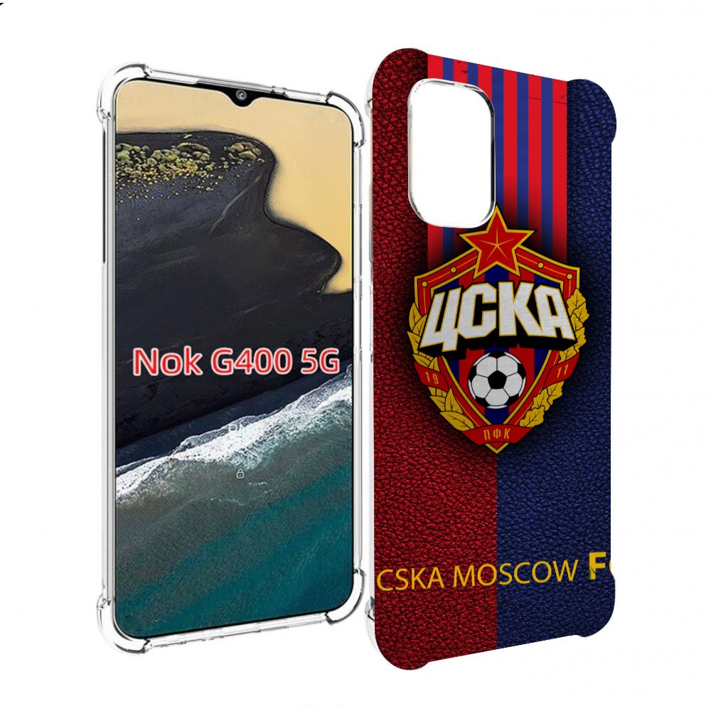 

Чехол MyPads фк цска для Nokia G400 5G, Прозрачный, Tocco