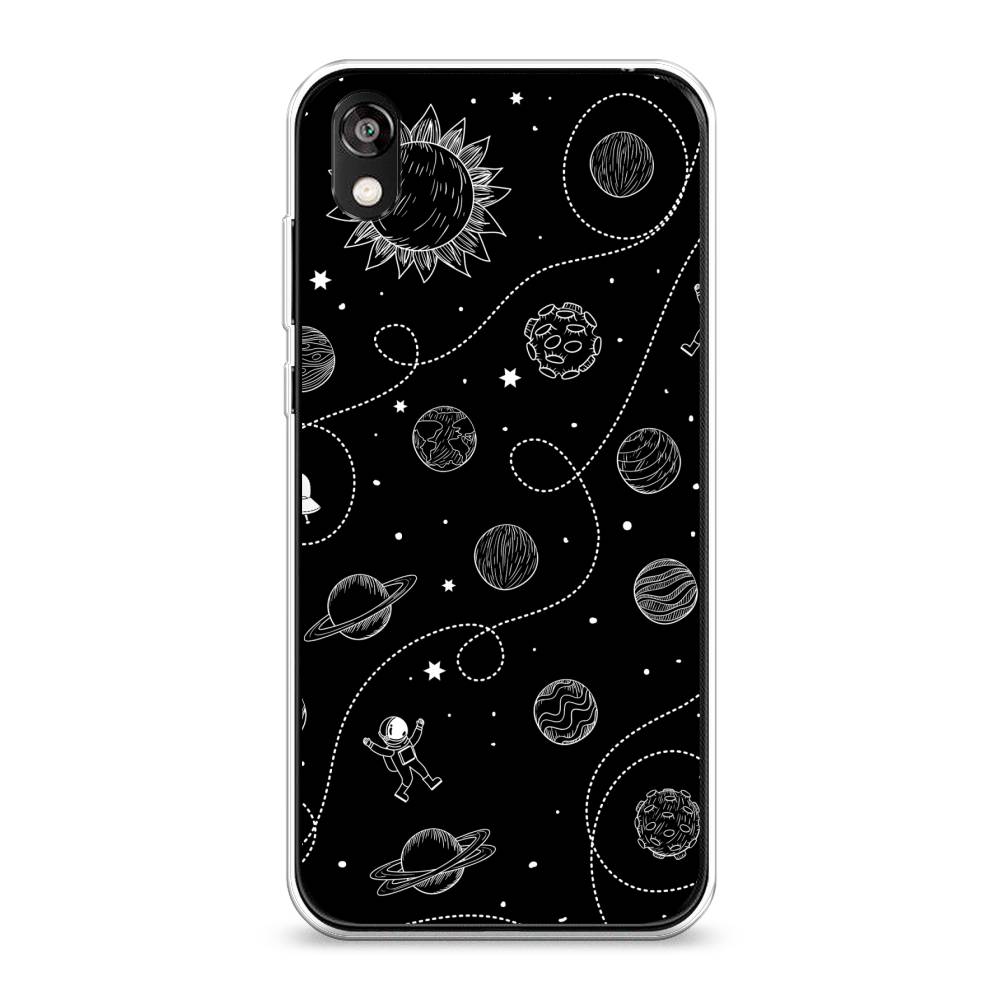 

Чехол Awog на Honor 8S "В невесомости", Бежевый, 69150-4