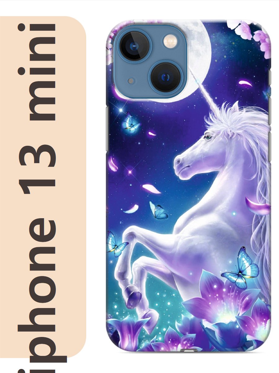 

Чехол на Apple Iphone 13 mini единорог 501, Прозрачный, Iphm13erog