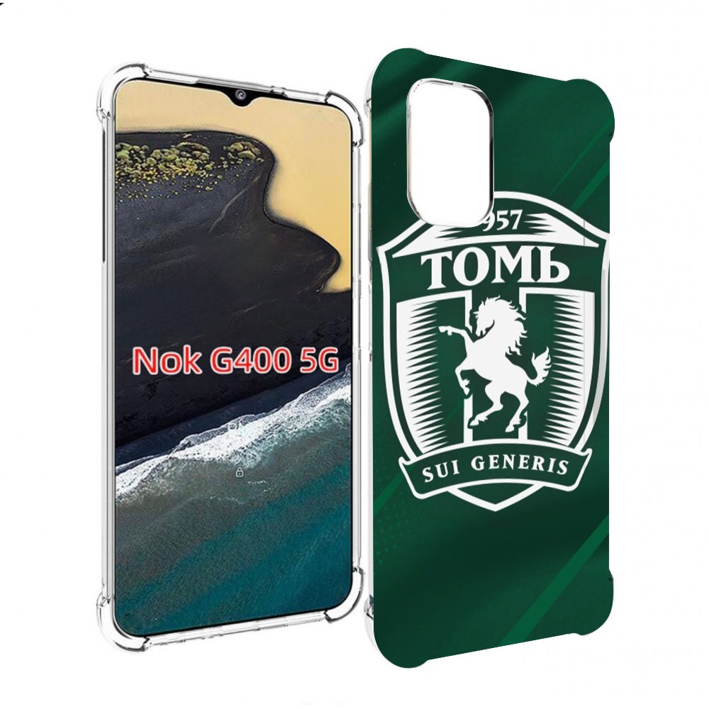 

Чехол MyPads фк томь томск для Nokia G400 5G, Прозрачный, Tocco