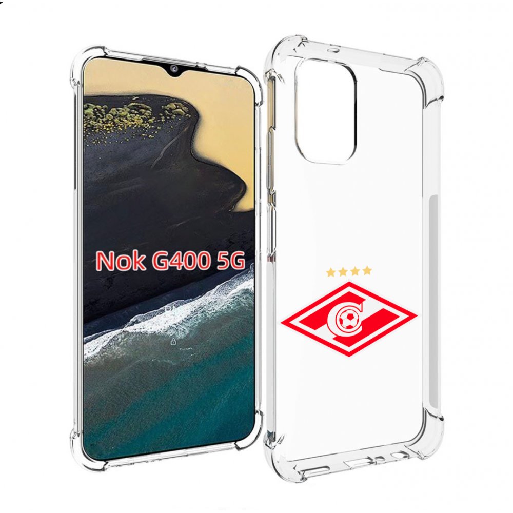 

Чехол MyPads фк спартак 1 для Nokia G400 5G, Прозрачный, Tocco