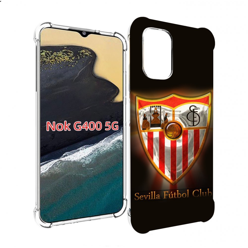 

Чехол MyPads фк севилья испания мужской для Nokia G400 5G, Прозрачный, Tocco