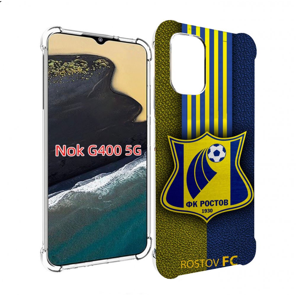 

Чехол MyPads фк ростов мужской для Nokia G400 5G, Прозрачный, Tocco