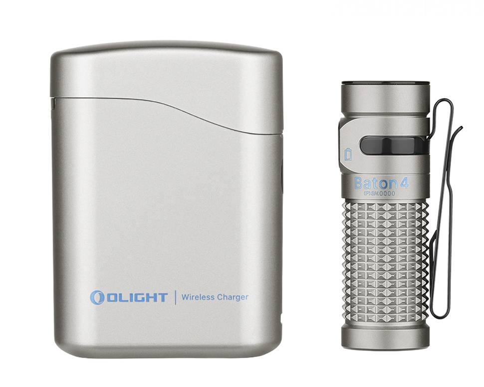 Фонарь Olight Baton 4 Premium Edition Titanium