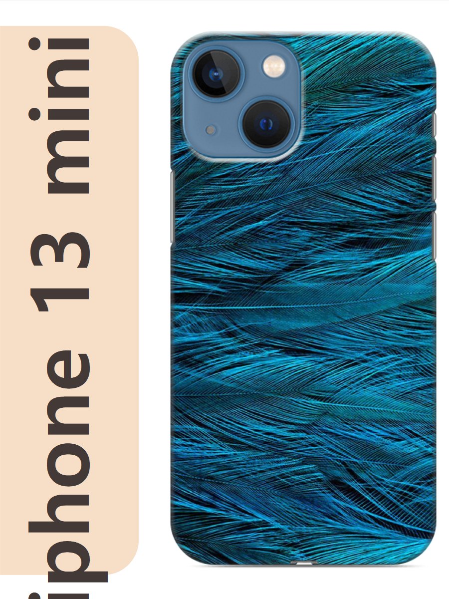 

Чехол на Apple Iphone 13 mini перья 465, Прозрачный, Iphm13rzne