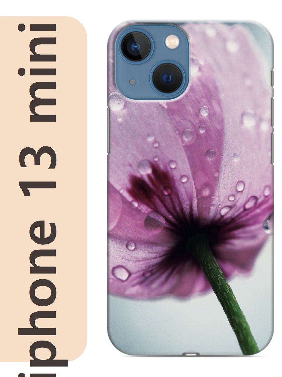 

Чехол на Apple Iphone 13 mini цветок 463, Прозрачный, Iphm13flws