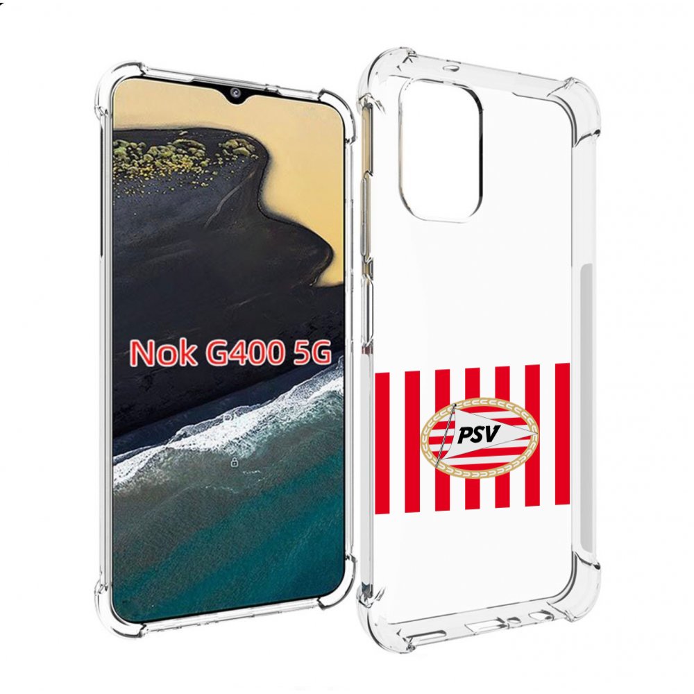 

Чехол MyPads фк псв голландия мужской для Nokia G400 5G, Прозрачный, Tocco