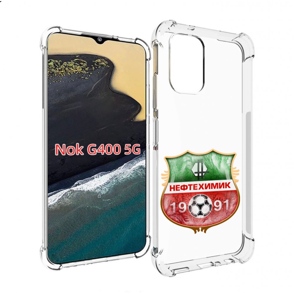 

Чехол MyPads фк нефтехимик нижнекамск для Nokia G400 5G, Прозрачный, Tocco
