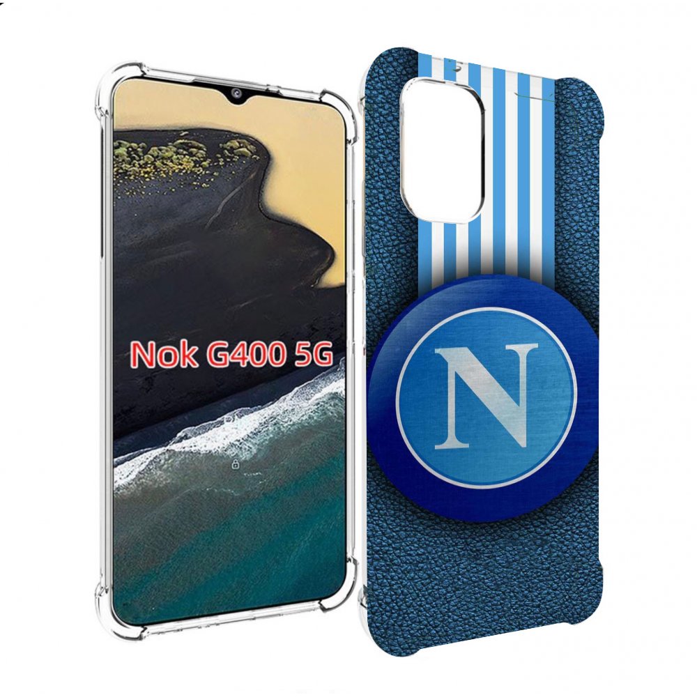 

Чехол MyPads фк наполи мужской для Nokia G400 5G, Прозрачный, Tocco