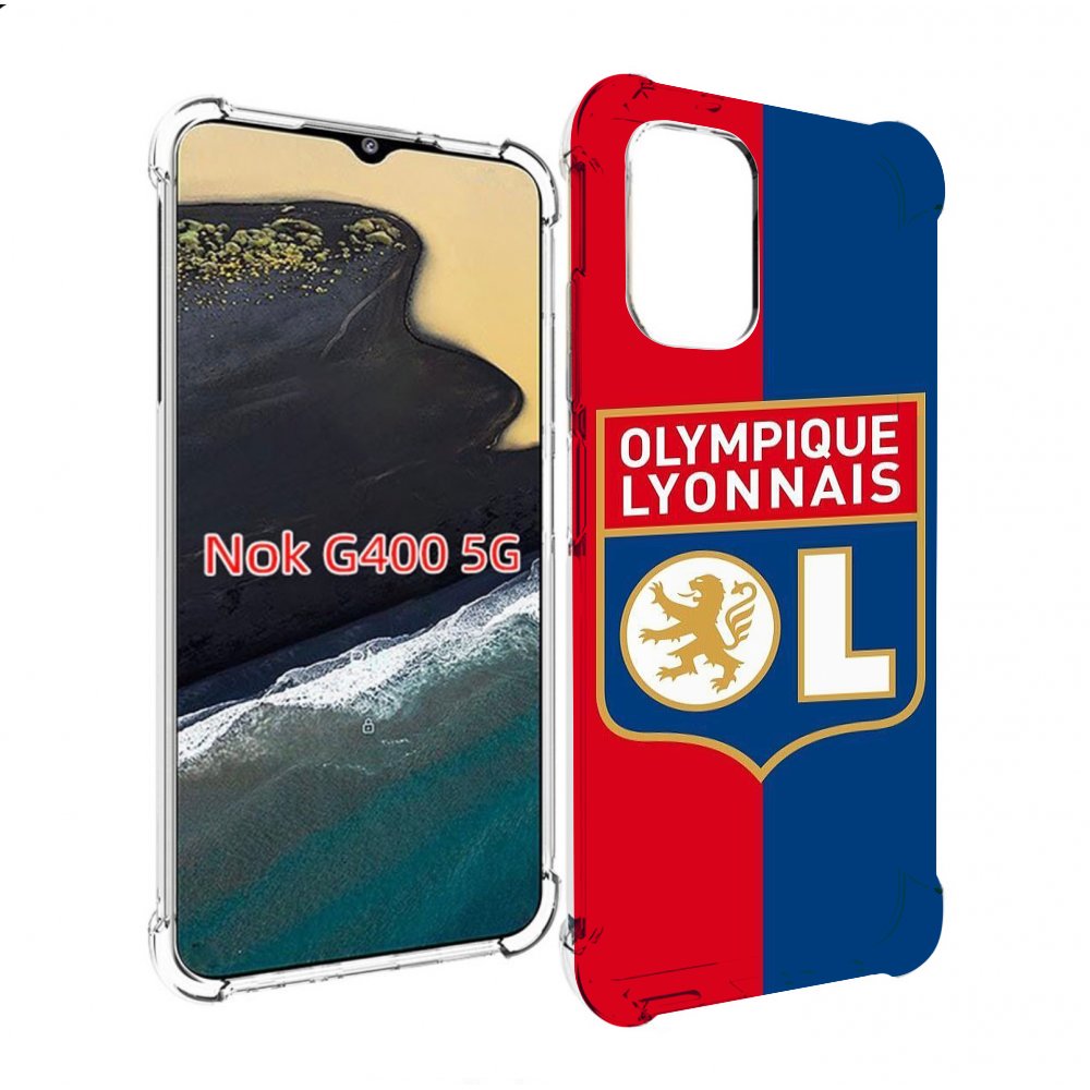 

Чехол MyPads фк лион эмблема для Nokia G400 5G, Прозрачный, Tocco