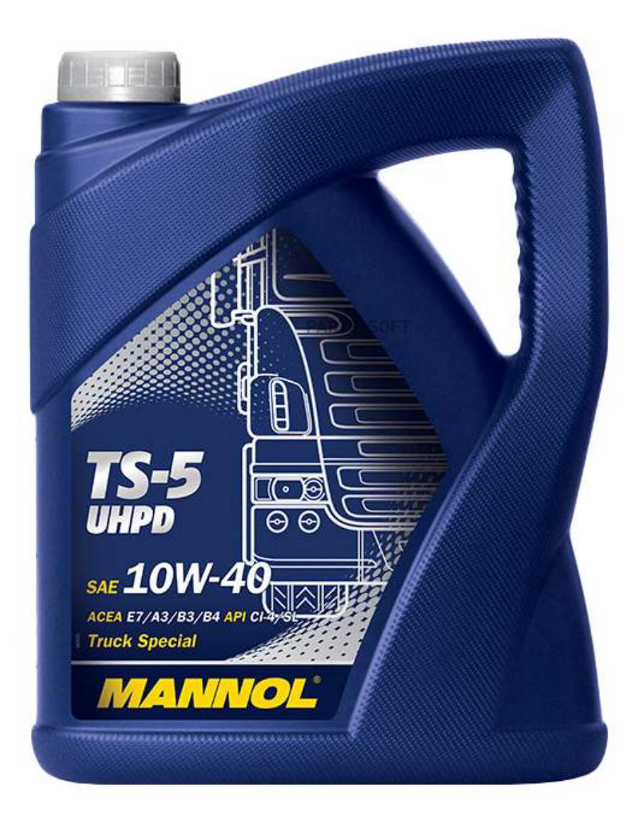 Моторное масло Mannol полусинтетическое TS-5 UHPD 10w40 5л