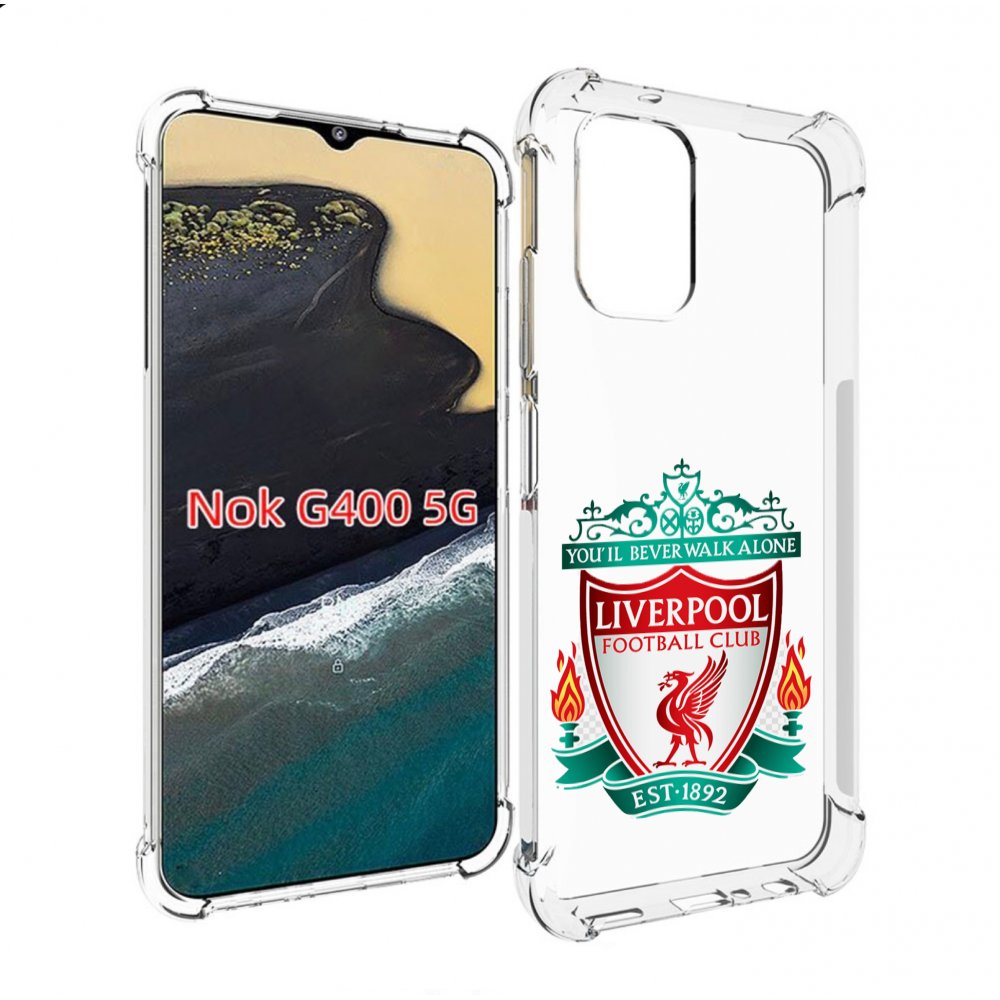 

Чехол MyPads фк ливерпуль мужской для Nokia G400 5G, Прозрачный, Tocco