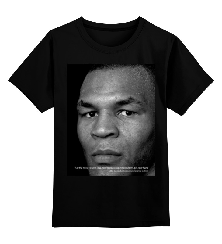 

Детская футболка Printio Tyson цв.черный р.164, 0000000736977