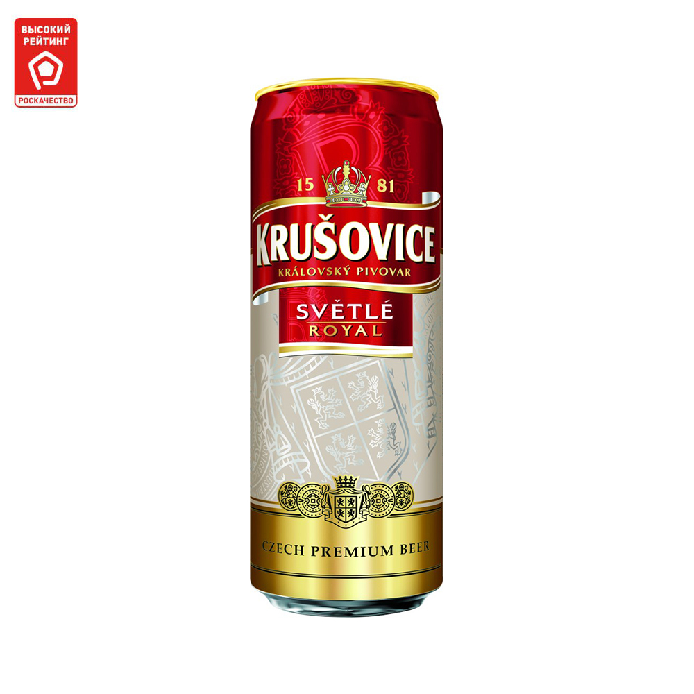 

Пиво Крушовице светлое 4,2% ж/б 0,45л