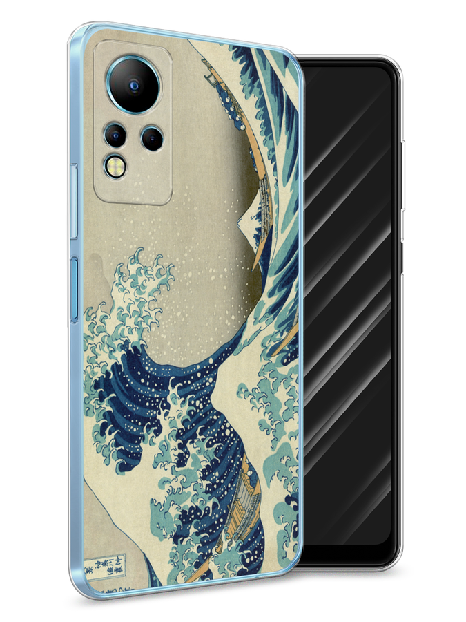 

Чехол Awog на Infinix Note 11 "Большая волна в Канагаве", Разноцветный, 3100450-9