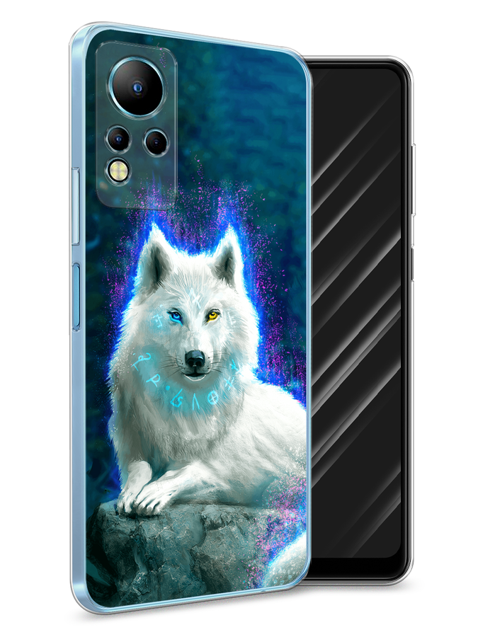 

Чехол Awog на Infinix Note 11 "Белоснежный волк", Разноцветный, 3100450-2