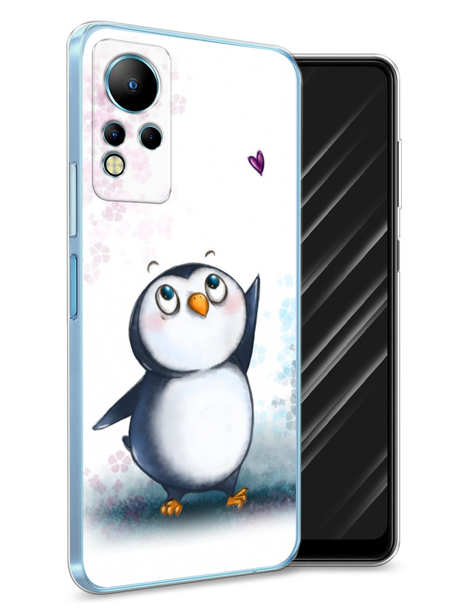 

Чехол Awog на Infinix Note 11 "Пингвин и сердечко", Разноцветный, 3100450-1