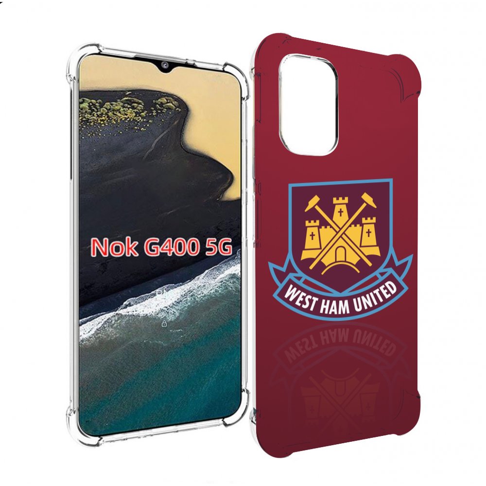 

Чехол MyPads фк вест хэм мужской для Nokia G400 5G, Прозрачный, Tocco