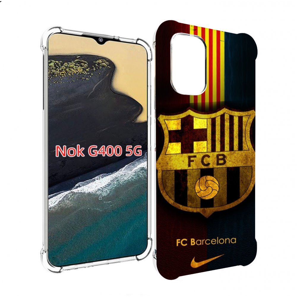 

Чехол MyPads фк барселона мужской для Nokia G400 5G, Прозрачный, Tocco