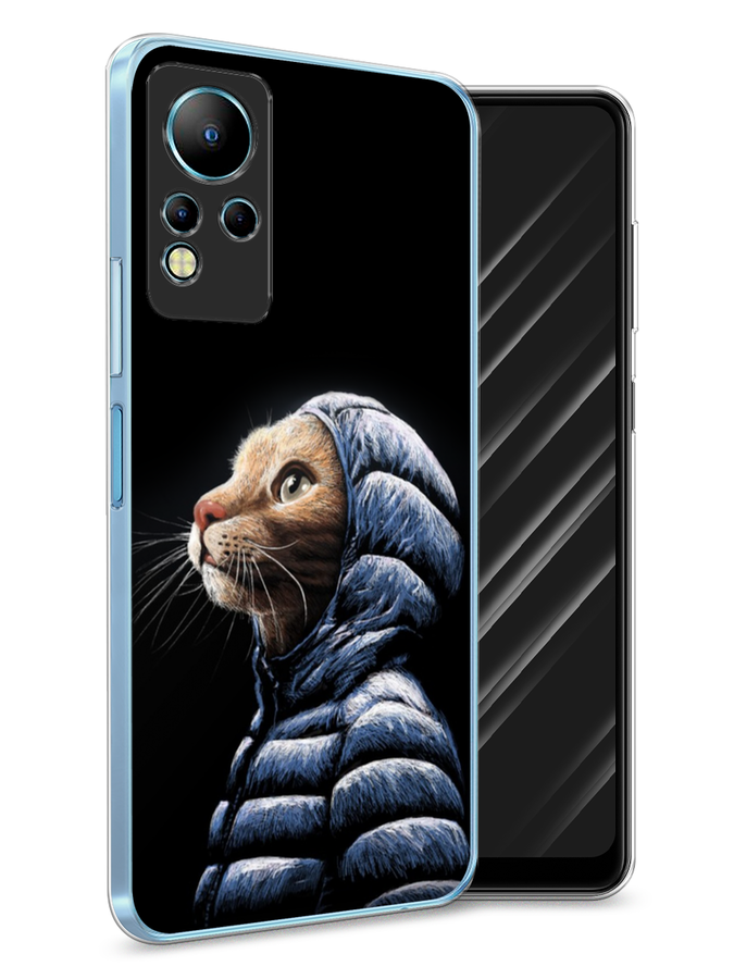 

Чехол Awog на Infinix Note 11 "Кот в капюшоне", Разноцветный, 3100450-2