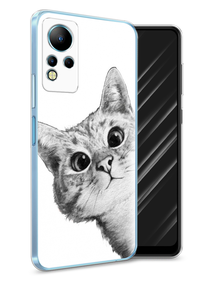 

Чехол Awog на Infinix Note 11 "Кот рисунок черно-белый", Разноцветный, 3100450-1