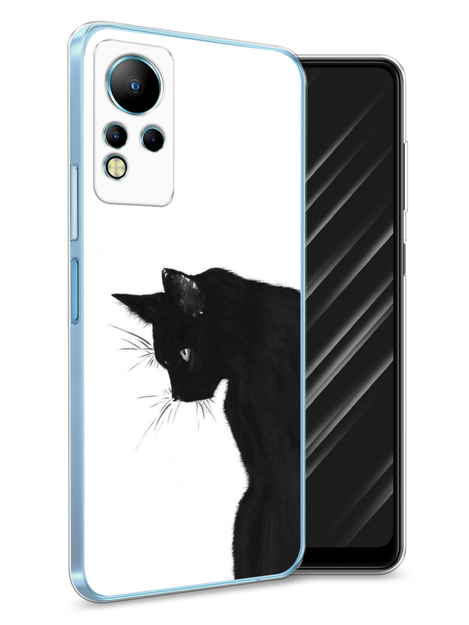 

Чехол Awog на Infinix Note 11 "Black cat", Разноцветный, 3100450-1