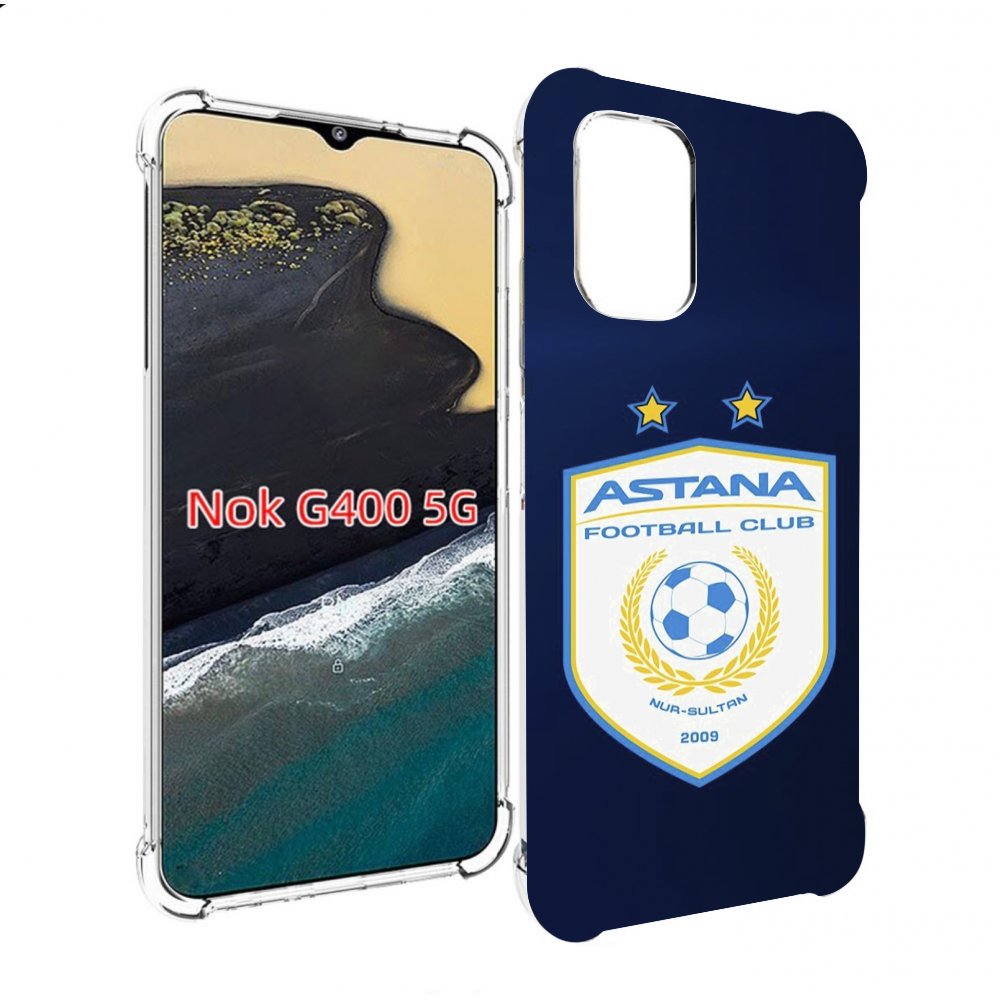 

Чехол MyPads фк астана нур султан для Nokia G400 5G, Прозрачный, Tocco