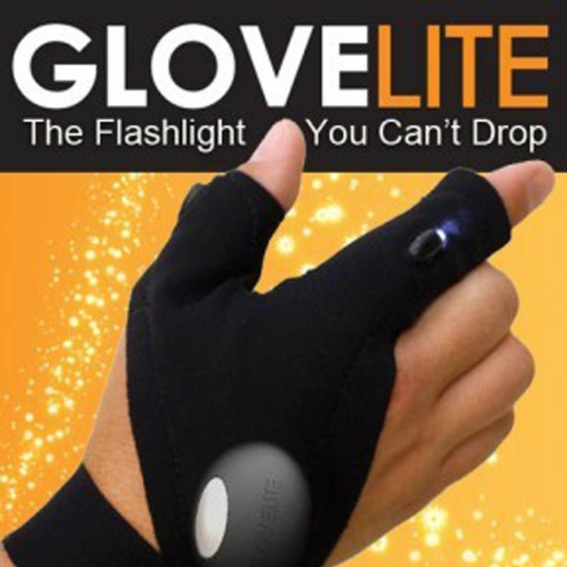 Перчатка со встроенным фонариком GLOVE LITE