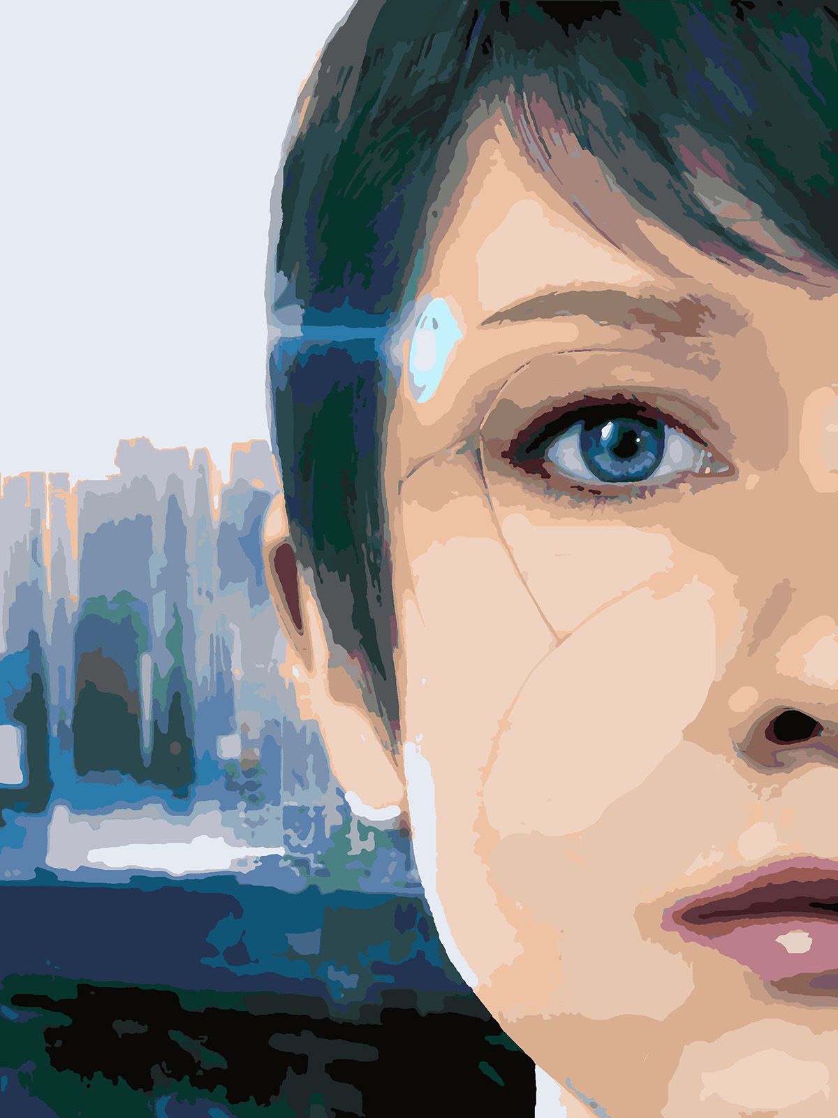 

Картина по номерам Красиво Красим Detroit Become Human, 90 х 120 см, Detroit Become Human