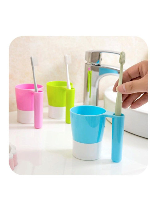 

Органайзер для ванной CREATIVE TOOTHBRUSH CUP, В ассортименте