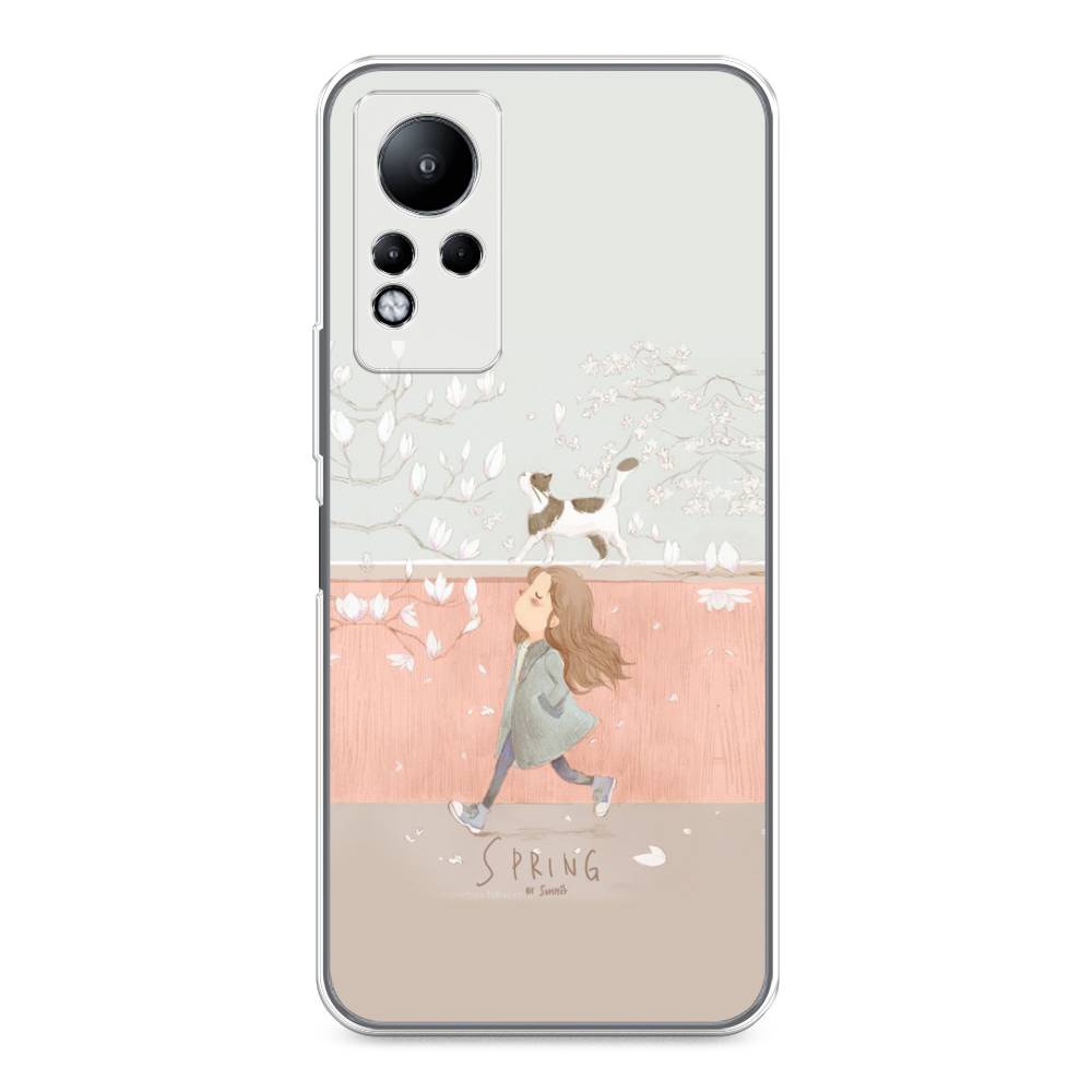 

Чехол Awog на Infinix Note 11 "Девочка-весна", Разноцветный, 3100450-7
