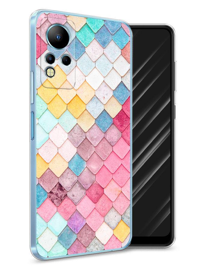 

Чехол Awog на Infinix Note 11 "Нежные ромбики", Разноцветный, 3100450-4