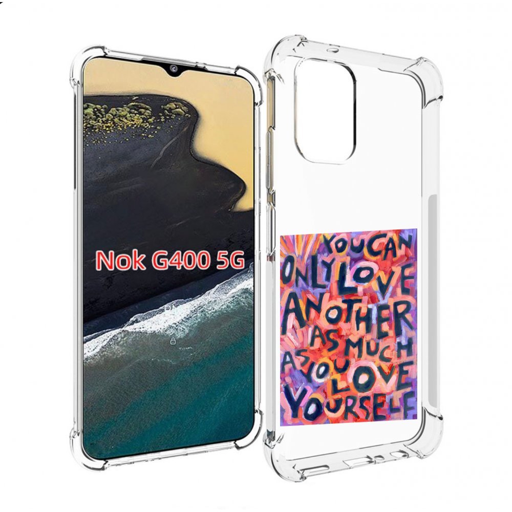 

Чехол MyPads ты-можешь-только-любить для Nokia G400 5G, Прозрачный, Tocco
