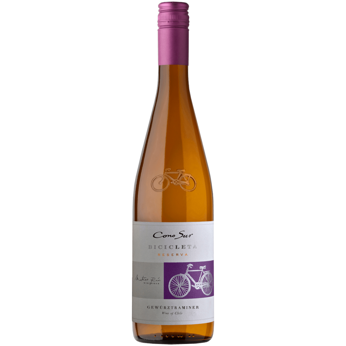 

Вино Cono Sur Bicicleta Gewurztraminer белое полусухое 0,75