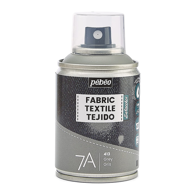 

Краска для текстиля Pebeo 7А Spray аэрозоль, 100 мл, цвет: светло-серый