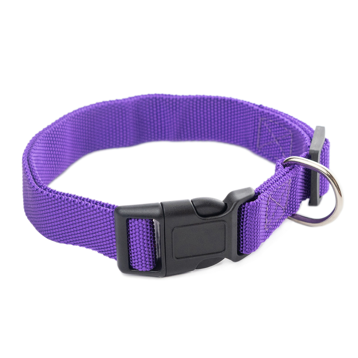 фото Ошейник для собак повседневный хорошка , спорт 25х350-550мм усиленный, фиолетовый