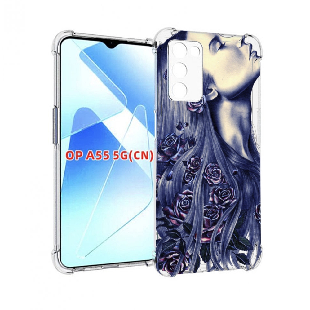 

Чехол MyPads Девушка с розами женский для Infinix Zero X Neo, Прозрачный, Tocco