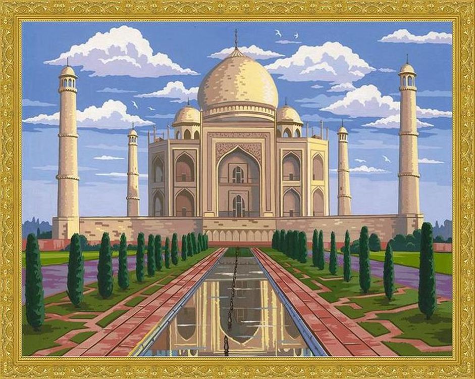 

Алмазная вышивка Painting Diamond «Тадж-Махал»