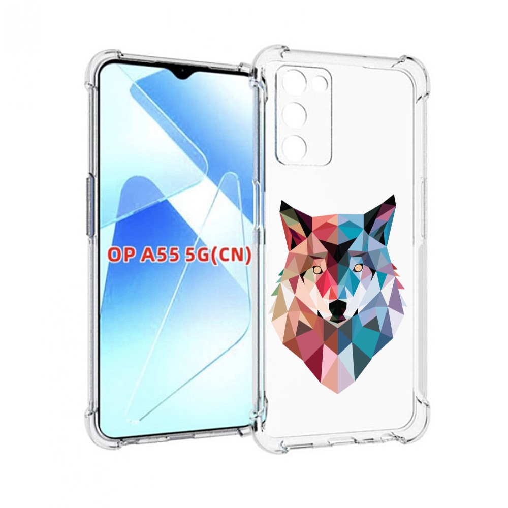 Чехол MyPads Геометрический-волк для Infinix Zero X Neo