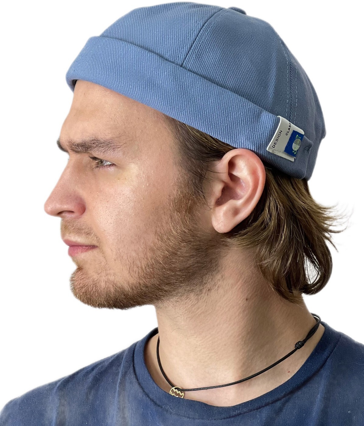 

Докер мужской Skully Adjustable Custom High Quality Brimless Cap, голубой, Adjustable Custom High Quality Brimless Cap