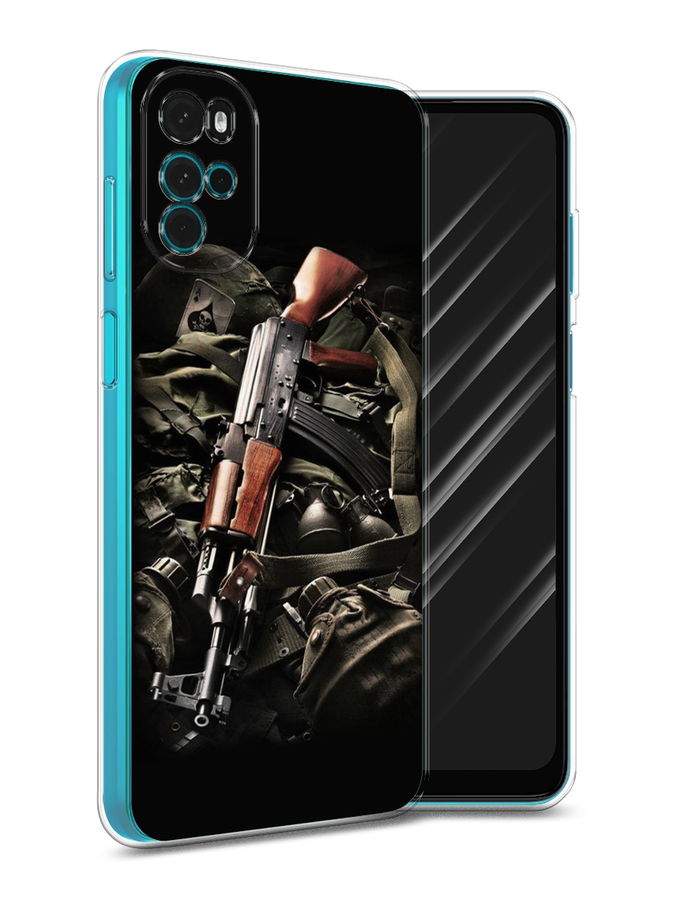 

Чехол Awog на Motorola Moto G22 "Автомат", Разноцветный, 243150-5