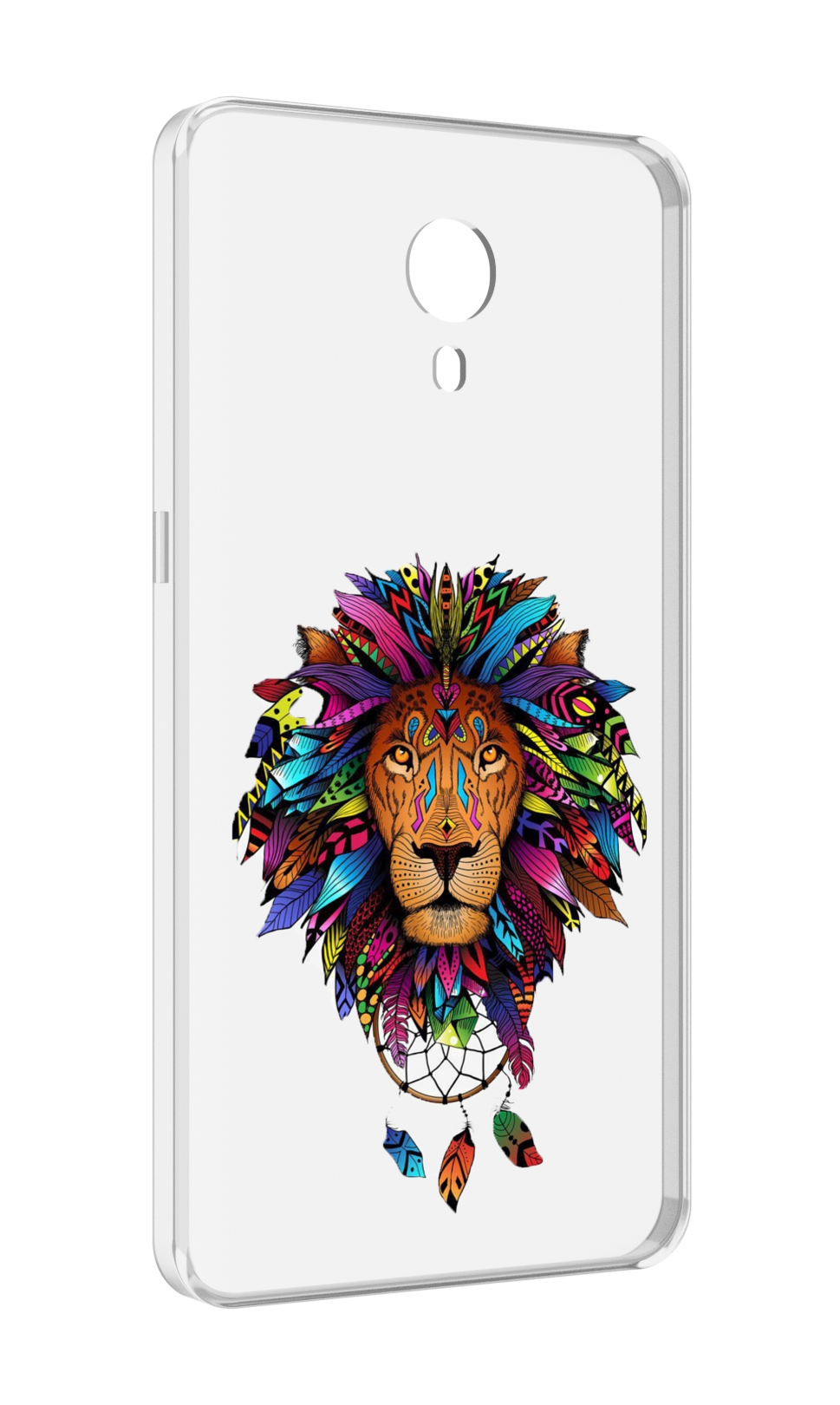 

Чехол MyPads Тотемный Лев для Meizu M3 Note, Прозрачный, Tocco