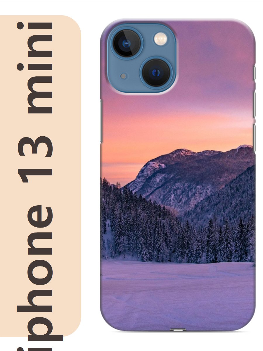 

Чехол на Apple Iphone 13 mini горы 460, Прозрачный, Iphm13newy