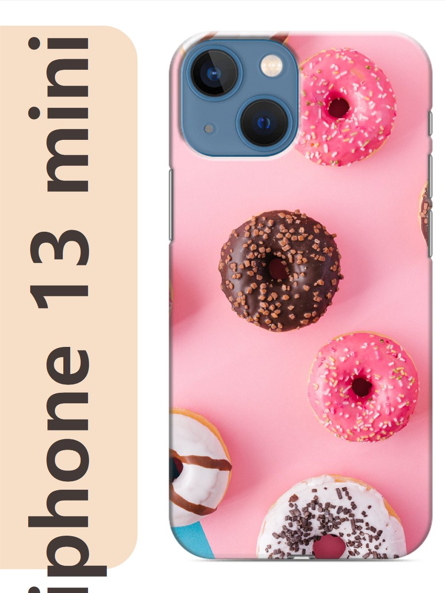 

Чехол на Apple Iphone 13 mini пончики 455, Прозрачный, Iphm13swts