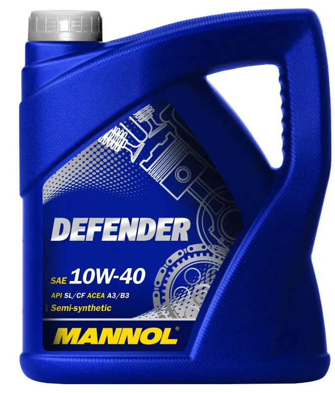 фото Масло моторное defender 10w40 4 л. mannol