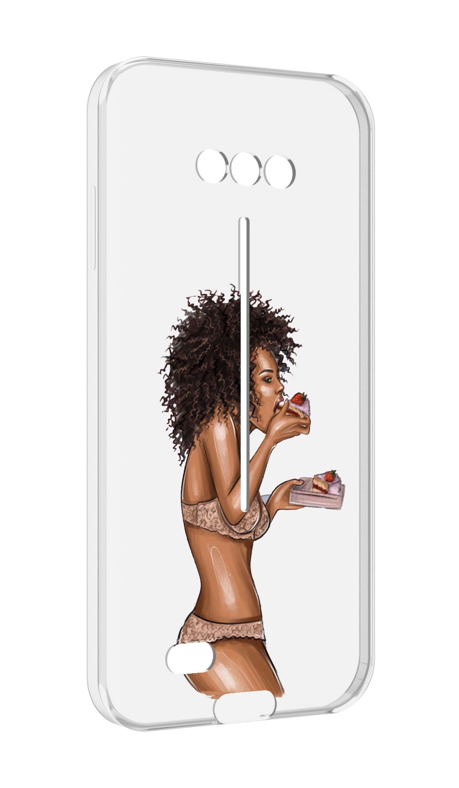 

Чехол MyPads Девушка-с-пирожными женский для Doogee S41/S41 Pro противоударный, Tocco